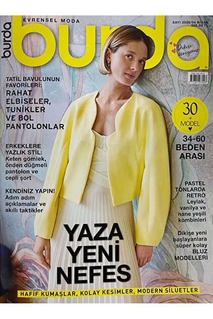 Doğan Burda Dergi Yayıncılık Burda Dikiş Dergisi 2026/04 Nisan
