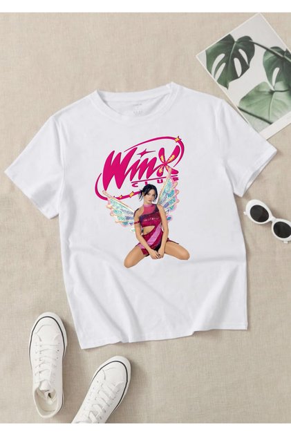 Manifest Winx Club Design T-Shirt 100% Organic Cotton White T-Shirt