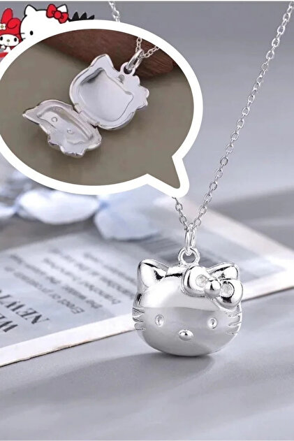 Kitty Açılabilir Kedi Kapaklı Kolye