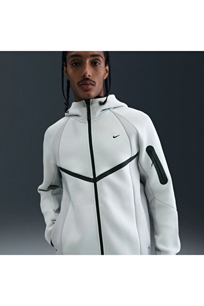 Nike Tech Fleece Pro Windrunner FZ Jacket Erkek Gri Sweatshirt
