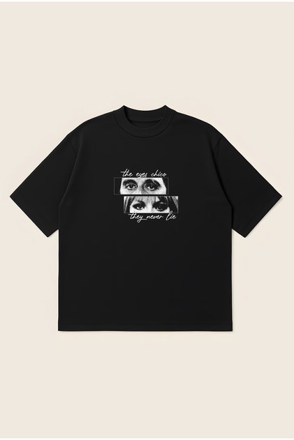 Scarface the Eyes Chico Oversize Boxy Cut Unisex 100% Cotton Printed Tshirt | Streetwear
