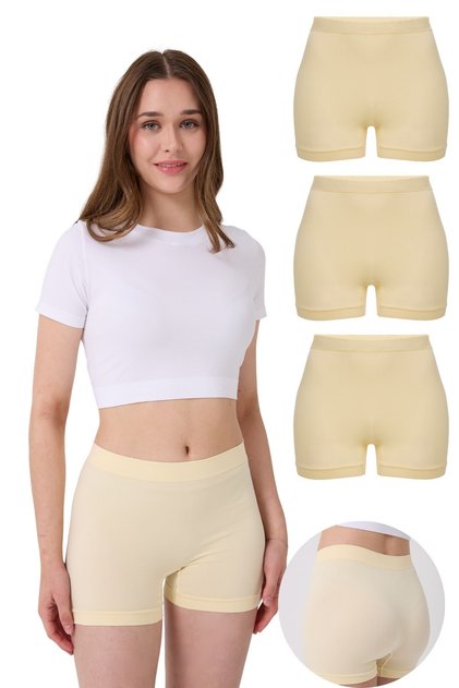 3-Pack Women's Seamless Flexible Basic Boxers