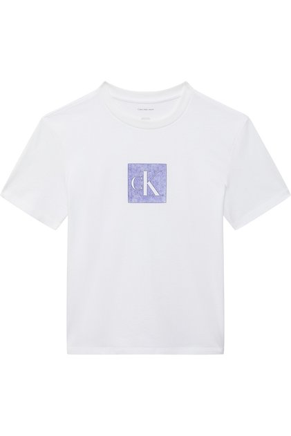 Kadın SS Classic Monogram Grafik Detaylı T-shirt