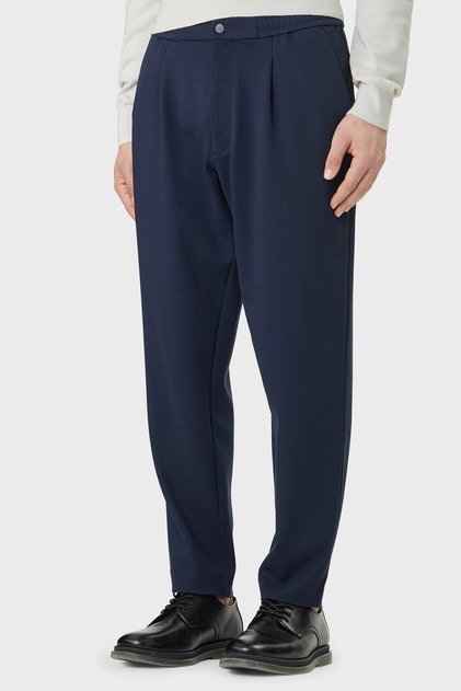 Tapered Fit Normal Waist Narrow Leg Trousers Lv04Lf607Gcef Men's Pants Lv04Lf607G Ce