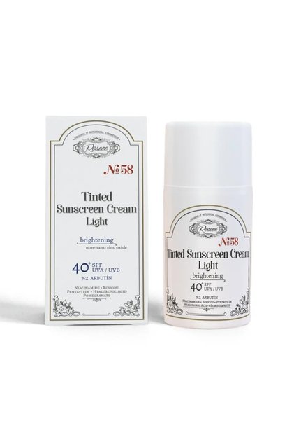 Cremă nuanțatoare Light 100% naturala si organica cu protecție solară SPF 40+