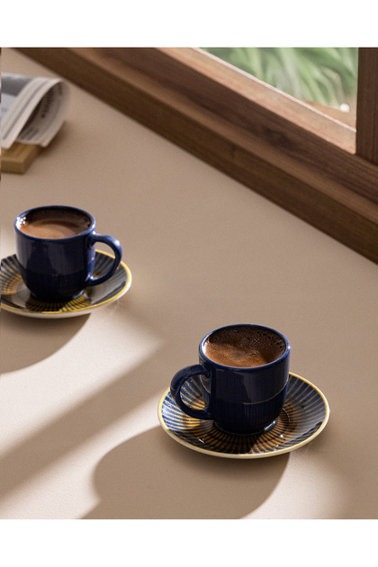 Madame Coco Kleby Nouveau 4-Piece Coffee Cup Set for 2 People