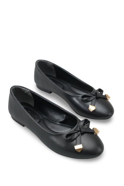 Nova Luce Orthopedic Women's Ballerinas 001207 Black Skin