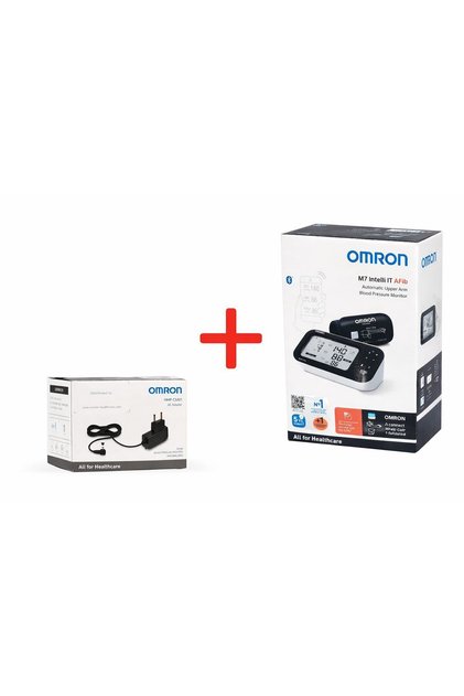 M7 Intelli IT Af (Fibrilasyon) HEM-7380T1-EBK Koldan Ölçer Tansiyon Aleti + Orijinal Adaptör