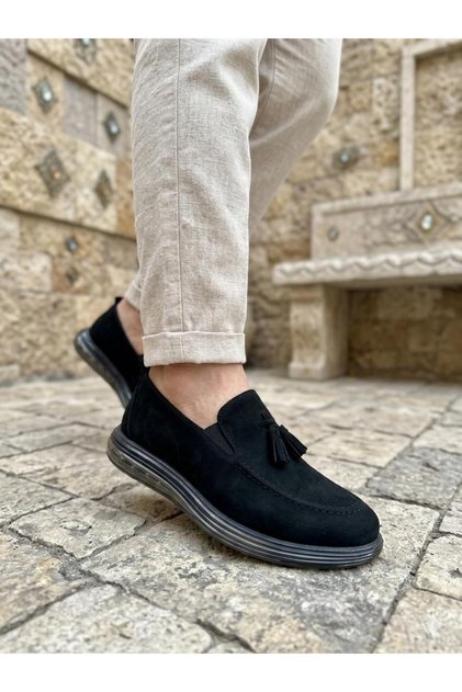 Genuine Leather, Thick Gel Sole Men's Flat Shoes, Comfort Insole, Comfortable Fit (208-209-210)