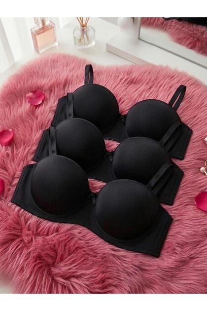 Women's Lotus Underwire Non-Padded Bra 3-Piece Daily Comfort