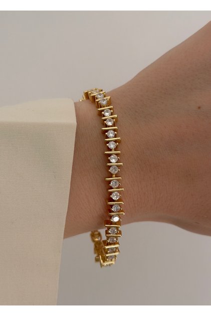 14K ALTIN GÖRÜNÜMLÜ PREMİUM BİLEKLİK (KARARMALARA KARŞI DAYANIKLI)