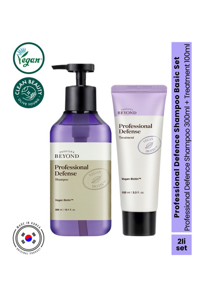 Passion&Beyond Professional Defense Shampoo Basic Set Biotin Vegan