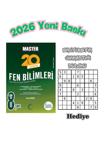 最レベ問題　強化コース発展プリント　3年 Okyanus Yayınları Okyanus 8.Sınıf Master Fen Bilimleri Denemesi
