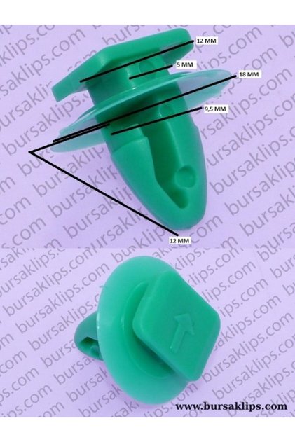 4628- Fi̇at,Alfa Romeo,İveco,Chrysler Door Trim Clip - 71748293 (10 Pieces)