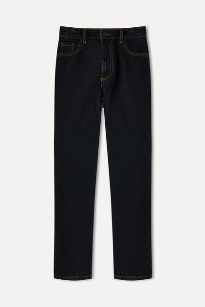 Women's Black Slim Fit Jean Trousers