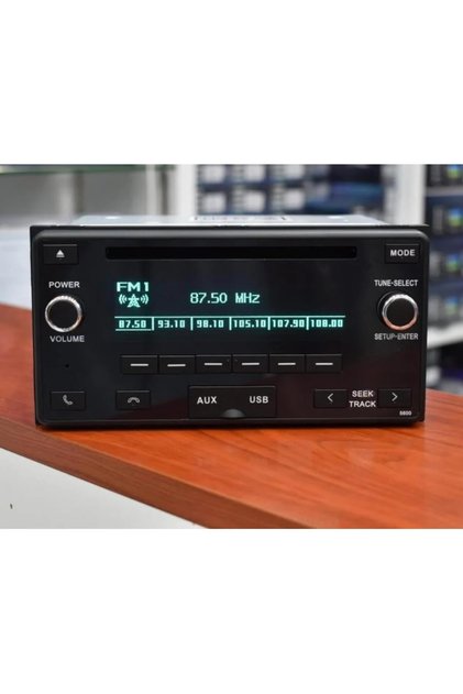 نظام ستيريو للسيارة لتويوتا مع مشغل أقراص مدمجة، بلوتوث، راديو FM/AM، USB، مدخل AUX، ومسجل صوتي