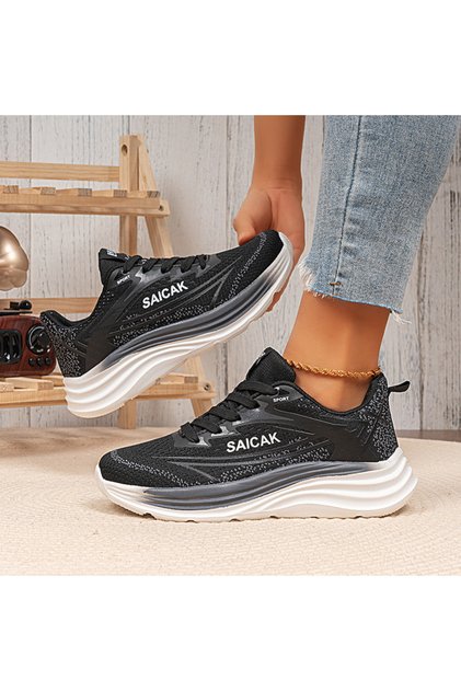 Women's Athletic Shoes, Breathable Soft-soled Women's Sports and Casual Shoes