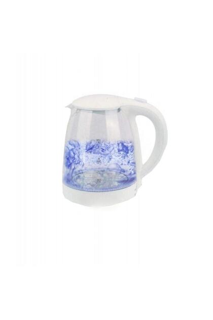 Electric Glass Kettle 1.8L 2200W Fast Boil LED Light Auto Shut-Off Tea Water Heater Glass