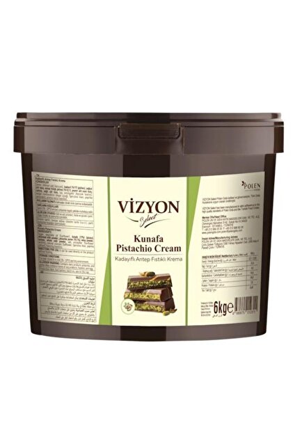 VİZYON Select Kadayıflı Antep Fıstıklı Krema 6 Kg - Fiyatı, Yorumları