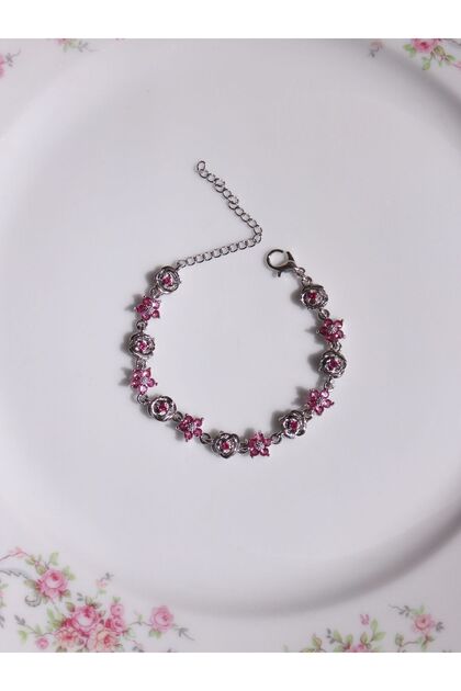 Delicate Flower Crystal Bracelet