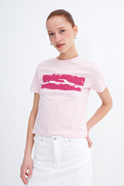 Addax Baskılı T-shirt P10673 - Fiyatı, Yorumları