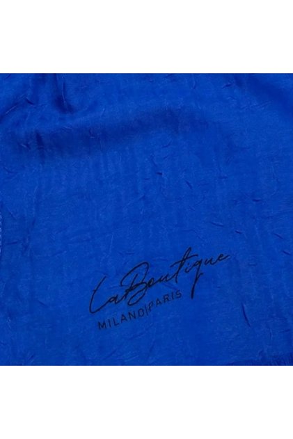 Labouti̇que Be Happy Series Bamboo Kraş Şal Cobalt Blue