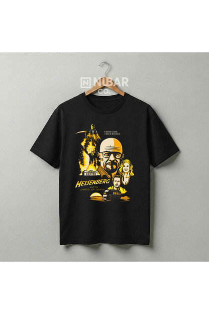 Breaking Bad Heisenberg Design Unisex 100% Cotton Premium T-Shirt