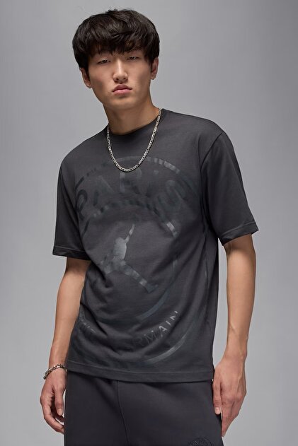 Nike Jordan Paris Saint-Germain Logo Mens Tee Grafik Baskılı Erkek