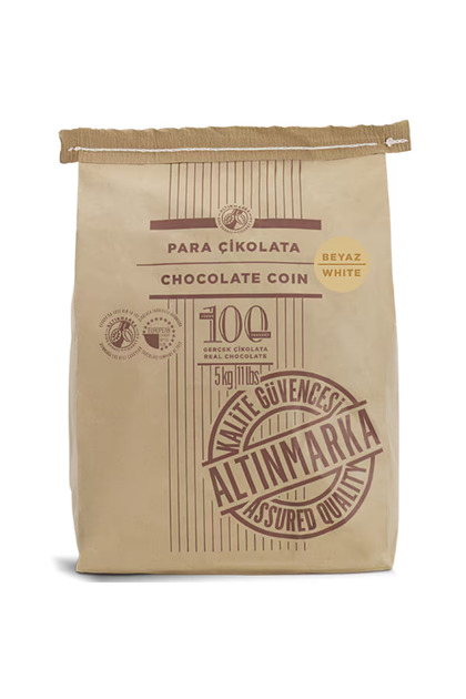 ALT182 Fildişi Para Çikolata 5Kg