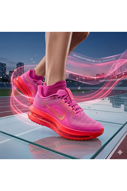 Nike Pegasus Premium Yürüyüş ve Kadın Koşu Ayakkabısı Playful