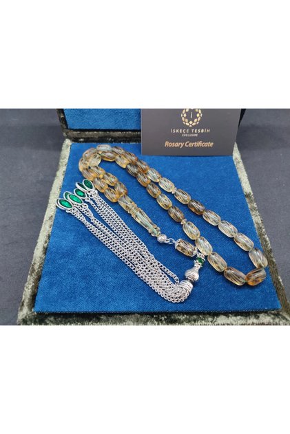 Silver Tassel with Vip Box 34.10 Gr. Pencil Carving Ukraine Damla Kaya