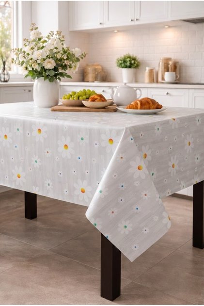 Oilcloth Tablecloth – Waterproof, Stain-Resistant, Easy to Clean Pvc