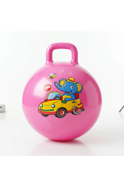 nkspor Nk Spor 55 cm Pembe Zıp Zıp Pilates Topu-Tutma Saplı