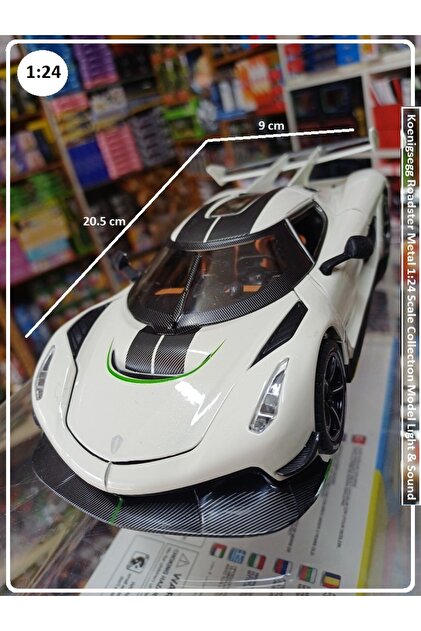 OYUNCAKSAHİLİ Mansory Jesko Koenigsegg 1:24 tarz metal model araba