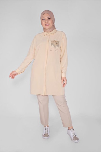 Pul Embroidered Buttoned Tunic 20145