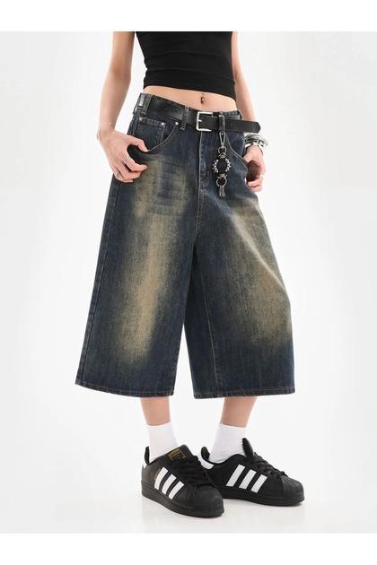 SEFUR TREND Y2K BAGGY JEAN ŞORT BERMUDA - Fiyatı, Yorumları