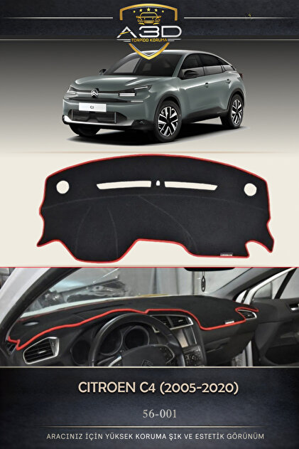 Citroen C4 (2005-2020) Dashboard Protection Protective Cover Mat Cover Chest Panel