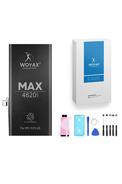 Woyax iPhone 15 Pro Batarya 3400 Mah Premium Yüksek Kapasite