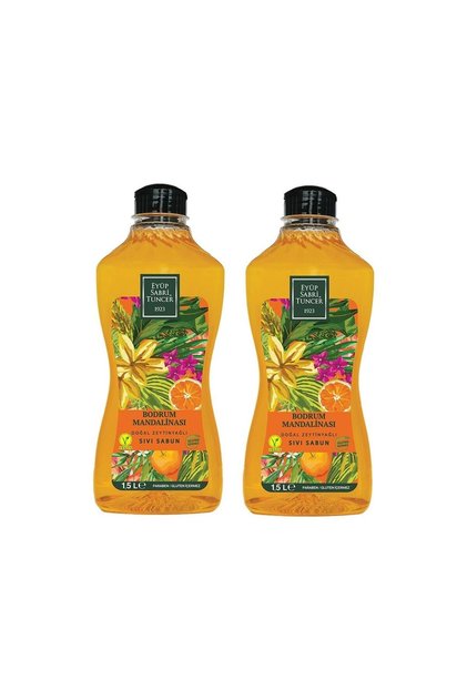 Bodrum Tangerine Natural Olive Oil Liquid Soap 1.5 ml X2 Pieces