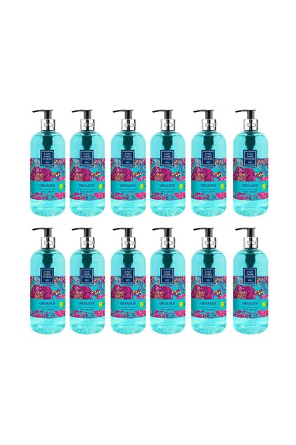 Natural Olive Oil Liquid Soap Ocean 500 ml X 12 Pieces