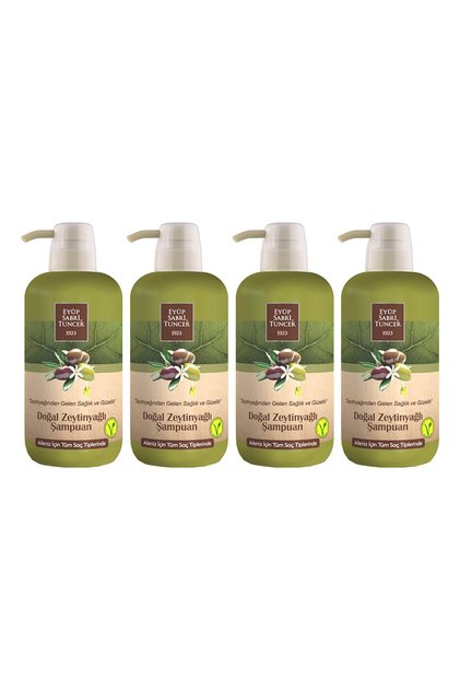 Natural Olive Oil Shampoo 600 ml X4 Pieces