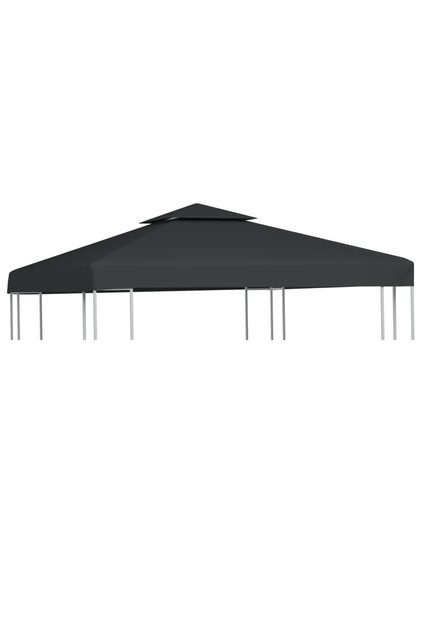 Gazebo Cover Canopy Replacement 310 g / m² Dark Grey 3 x 3 m