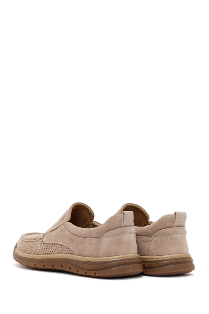 Derimod Fly Erkek Bej Süet Deri Casual Loafer 26SFD693110 - Fiyatı