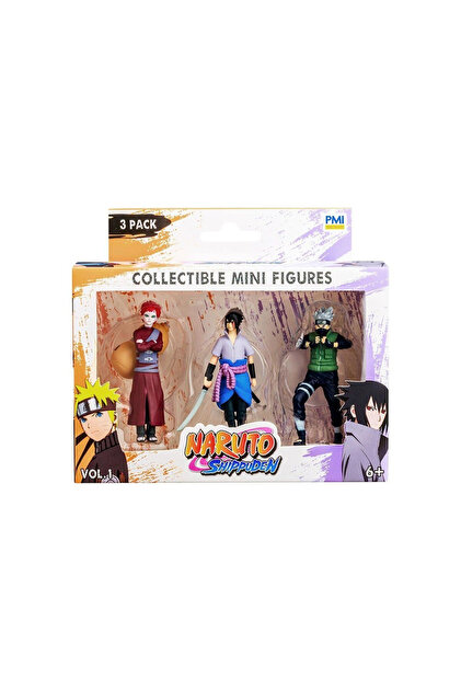 NECO TOYS PMI/NSH2021S NARUTO 3LÜ KOLEKSİYON FİGÜR SETİ ASORTİ