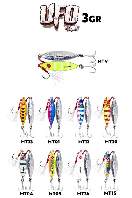 Fujin UFO Micro Jig 3gr RENK :MT34 Glow Purple - Fiyatı, Yorumları