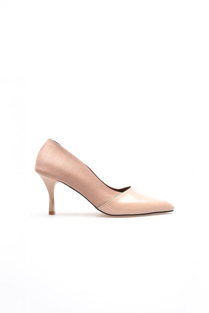 Caroline Women's Beige Heeled Shoes