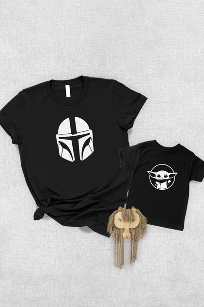 Mandosarian baby yoda father son daughter is a single product price. to make a combination, add at least 2 to the cart.