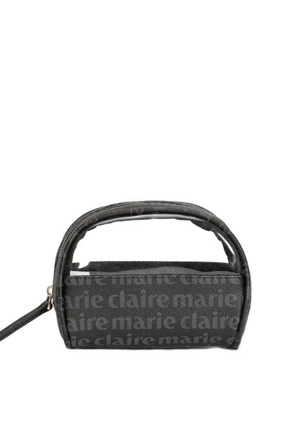 M.Claire Black Luxury Makeup Bag