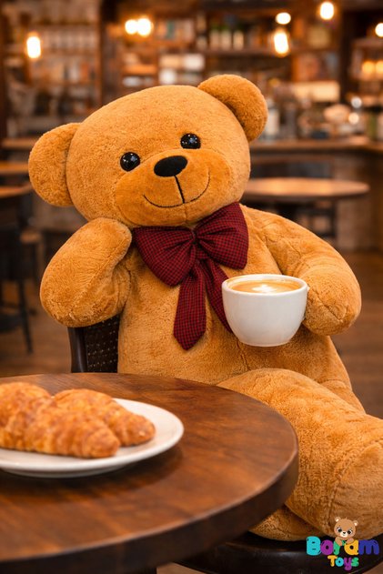 90 Cm Bow Tie Teddy Bear (100% Domestic)