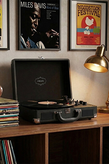 Mikado Nostalgia Mn-p317 Siyah Çanta Pikap Bluetooth Destekli Rca